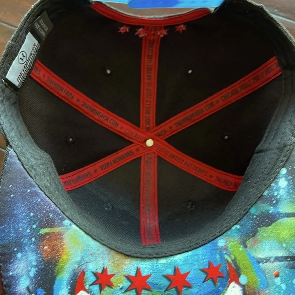 NWOT MELONWEAR Chicago Bulls SnapBack Hat - Picture 11 of 14